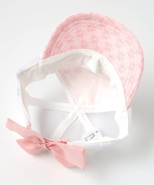 apres les cours(アプレレクール)の「【接触冷感】ガールズメッシュキャップ(キャップ・キッズ・ピンク/インディゴブルー/アイボリー・50/54/58)」の11枚目の写真