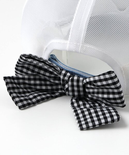 apres les cours(アプレレクール)の「【接触冷感】ガールズメッシュキャップ(キャップ・キッズ・ピンク/インディゴブルー/アイボリー・50/54/58)」の8枚目の写真