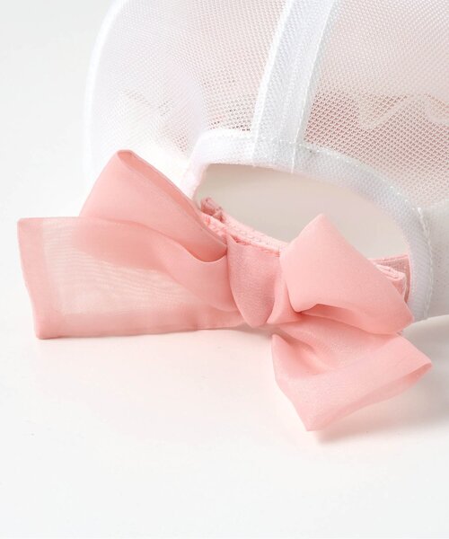 apres les cours(アプレレクール)の「【接触冷感】ガールズメッシュキャップ(キャップ・キッズ・ピンク/インディゴブルー/アイボリー・50/54/58)」の9枚目の写真