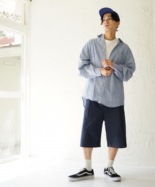 ■PATOU■ハイライズコットンギャバジンバミューダショーツ セール】コットンツイルバギーショーツ ワイドショートパンツ