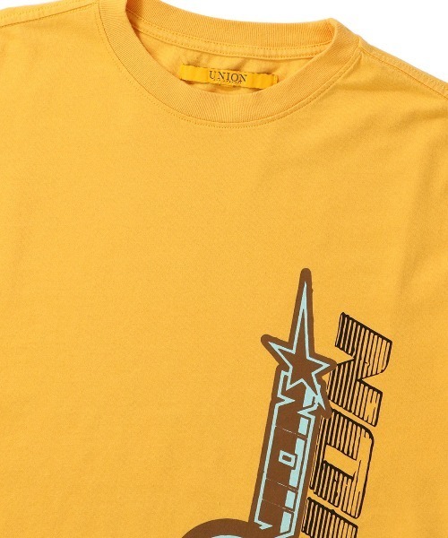 UNION（UNION TOKYO）（ユニオン）の「UNION TOKYO DECAL L/S TEE ユニオントーキョー ロングスリーブTシャツ ロンT（Tシャツ/カットソー・メンズ・ホワイト/イエロー系その他・MEDIUM/XX-LARGE/SMALL/LARGE/X-LARGE）」の5枚目の写真