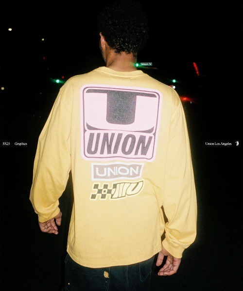 UNION（UNION TOKYO）（ユニオン）の「UNION TOKYO DECAL L/S TEE ユニオントーキョー ロングスリーブTシャツ ロンT（Tシャツ/カットソー・メンズ・ホワイト/イエロー系その他・MEDIUM/XX-LARGE/SMALL/LARGE/X-LARGE）」の21枚目の写真