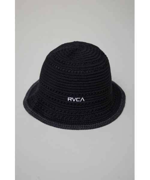 AZUL by moussy（アズールバイマウジー）の「RVCA MINI RVCA CROSHET HAT（ハット・メンズ・ブラック/ベージュ・FREE）」の10枚目の写真