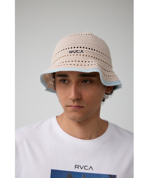 AZUL by moussy（アズールバイマウジー）の「RVCA MINI RVCA CROSHET HAT（ハット・メンズ・ブラック/ベージュ・FREE）」の14枚目の写真