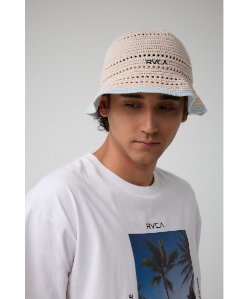 AZUL by moussy（アズールバイマウジー）の「RVCA MINI RVCA CROSHET HAT（ハット・メンズ・ブラック/ベージュ・FREE）」の15枚目の写真