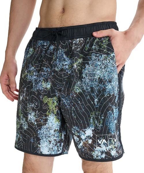 RVCA(ルーカ)の「RVCA メンズ 【HAWAII】 HAWAII YOGGER HYBRID TECH 17 ショートパンツ 【2025年夏モデル】/ルーカトレーニングウォークショーツ(その他パンツ・メンズ・ブラック・LARGE/MEDIUM/SMALL/X-LARGE)」の4枚目の写真