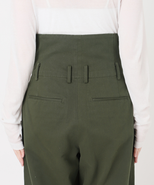 Spick ＆ span Higuchi*S2WAYハイウエストパンツ Higuchi*S2WAYハイウエストパンツ（チノパンツ）｜Spick and