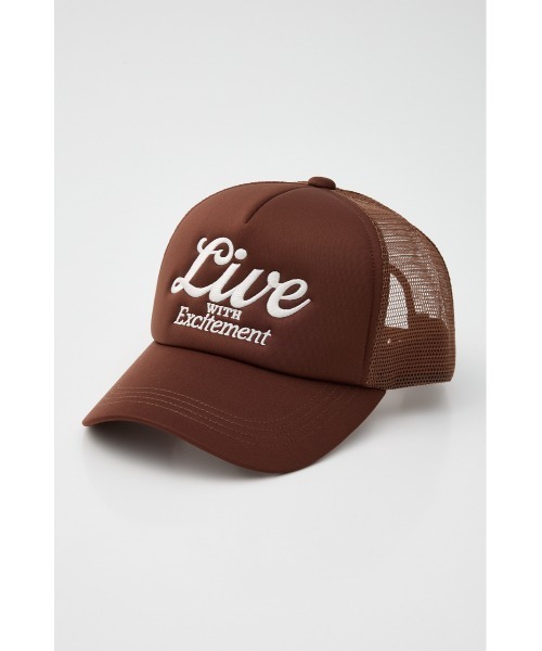 RODEO CROWNS WIDE BOWL（ロデオクラウンズワイドボウル）の「メッセージメッシュキャップ（キャップ・レディース・ライトブルー/ブラック/ブラウン/オレンジ/ブルー/ターコイズブルー/ピンク/レッド・FREE）」の21枚目の写真