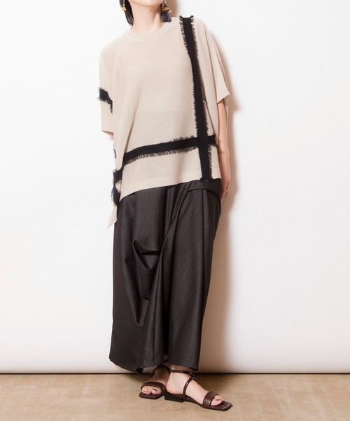 OSMOSIS(オズモーシス)の「タックドレープスカート(スカート・レディース・ライトブルー/ブラック/ブルー・ONE SIZE)」の19枚目の写真