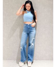 SIDE CUT GDチャームリブビスチェ