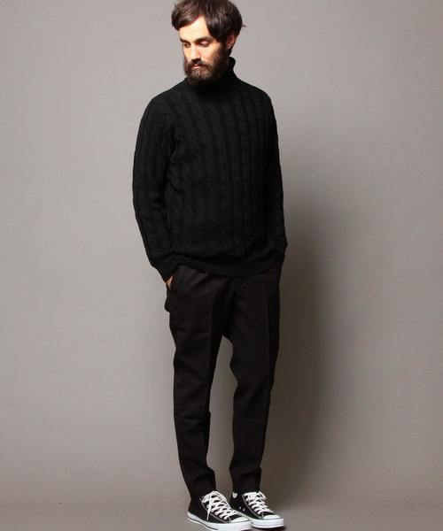 BEAUTY&YOUTH UNITED ARROWS（ビューティーアンドユースユナイテッドアローズ）の「BY ∴ ケーブル タートルニット◆（ニット/セーター・メンズ・ホワイト/ブラック/その他・X-LARGE/LARGE/MEDIUM/SMALL）」の20枚目の写真