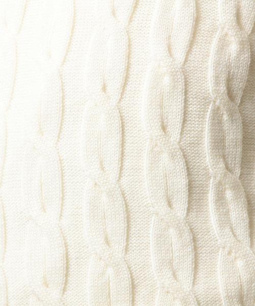 BEAUTY&YOUTH UNITED ARROWS（ビューティーアンドユースユナイテッドアローズ）の「BY ∴ ケーブル タートルニット◆（ニット/セーター・メンズ・ホワイト/ブラック/その他・X-LARGE/LARGE/MEDIUM/SMALL）」の14枚目の写真