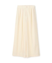 MACPHEE | シルクネップウェザー タックワイドパンツ(その他パンツ)