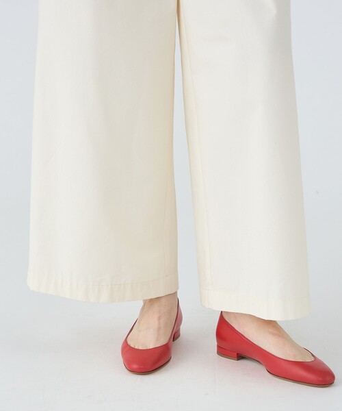 MACPHEE(マカフィー)の「シルクネップウェザー タックワイドパンツ(その他パンツ・レディース・チャコールグレー/ホワイト・32/34/36)」の3枚目の写真