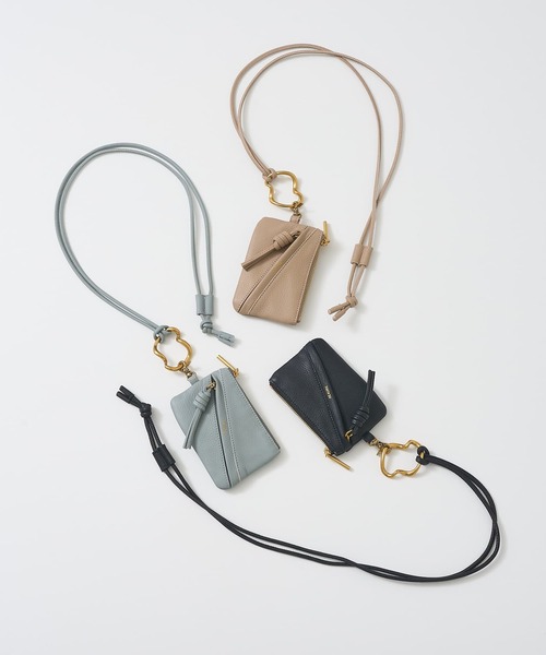 collex（コレックス）の「【WEB限定】【BEAURE/ヴュレ】フラグメントケース付きストラップ（財布・レディース・ベージュ/ライトグレー/ブラック・フリー）」の18枚目の写真