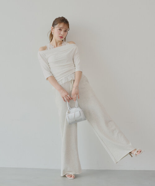 Chico（チコ）の「フラップミニボストンバッグ（ボストンバッグ・レディース・アイボリー/ブラック/ピンク/シルバー・FREE）」の21枚目の写真