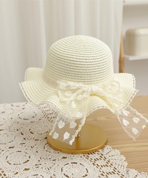 ハット（ホワイト/白色系・麦わら・ストロー）ファッション通販 - ZOZOTOWN