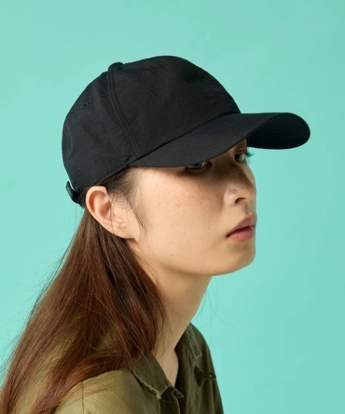 CPH(シーピーエイチ)の「CPH/シーピーエイチ/DEEP 6 PANEL CAP / NYLON TUSSAH / BLACK / 07-39(キャップ・メンズ・ブラック/オリーブ系・F)」の6枚目の写真