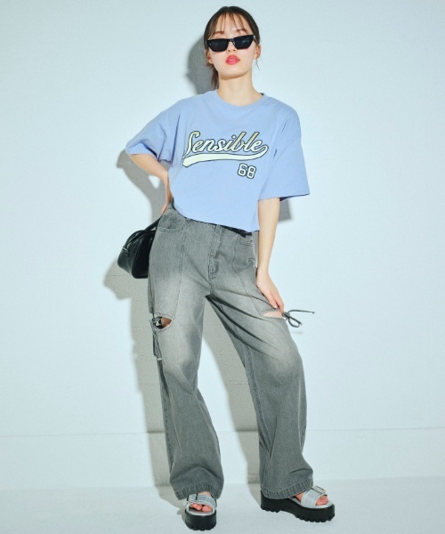 LOVETOXIC(ラブトキシック)の「【LTXC】バックル合皮サンダル(サンダル・キッズ・シルバー/ブラック・22-22.5/24-24.5cm/23-23.5cm)」の5枚目の写真