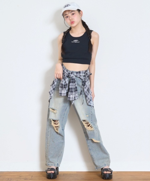 LOVETOXIC(ラブトキシック)の「【LTXC】バックル合皮サンダル(サンダル・キッズ・シルバー/ブラック・22-22.5/24-24.5cm/23-23.5cm)」の9枚目の写真