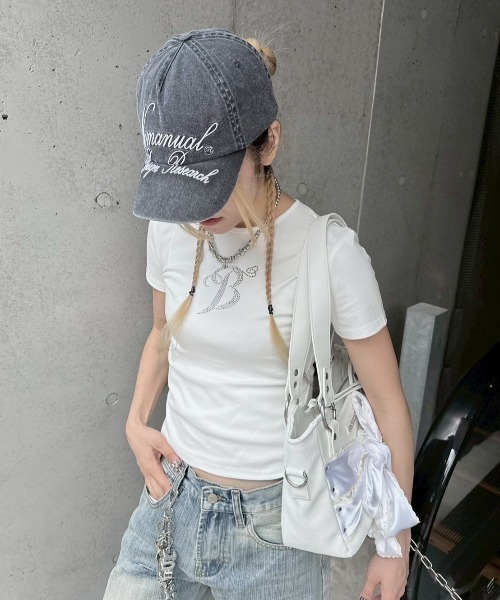 nmtc+】feather design tee（Tシャツ/カットソー）｜Never mind