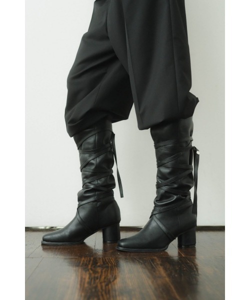 loose long ribbon boots（ブーツ）｜Knuth Marf（クヌースマーフ）の