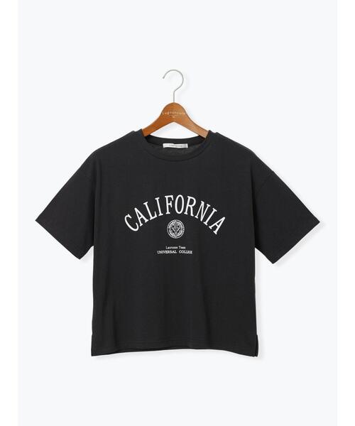 Lugnoncure(ルノンキュール)の「【接触冷感】カレッジ風ロゴTシャツ(Tシャツ/カットソー・レディース・オフホワイト/グレー/チャコールグレー・F)」の14枚目の写真