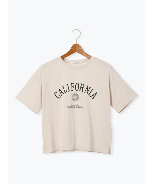 Lugnoncure(ルノンキュール)の「【接触冷感】カレッジ風ロゴTシャツ(Tシャツ/カットソー・レディース・オフホワイト/グレー/チャコールグレー・F)」の15枚目の写真