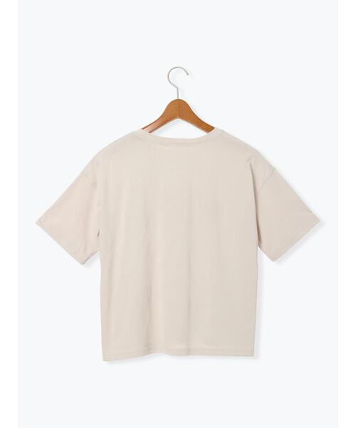 Lugnoncure(ルノンキュール)の「【接触冷感】カレッジ風ロゴTシャツ(Tシャツ/カットソー・レディース・オフホワイト/グレー/チャコールグレー・F)」の16枚目の写真