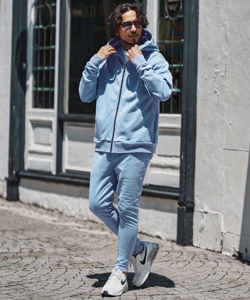 felkod(フィルコッド)の「mp13754- Knit Denim Spindle Pants スピンドルパンツ(その他パンツ・メンズ・ライトインディゴブルー/インディゴブルー・S/M/L)」の5枚目の写真