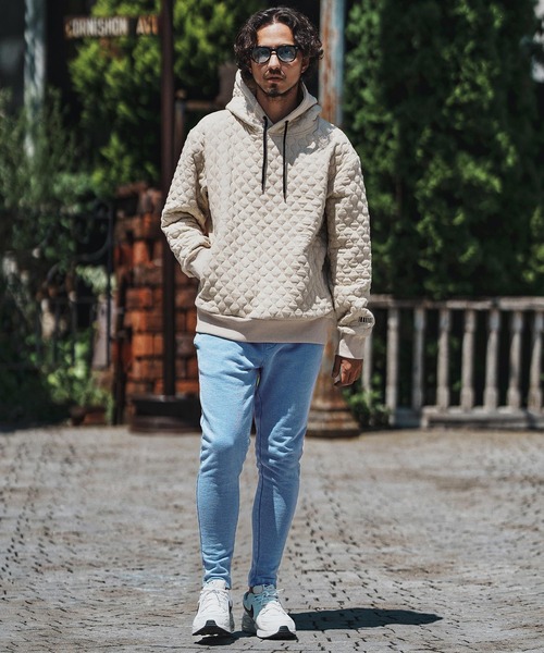 felkod(フィルコッド)の「mp13754- Knit Denim Spindle Pants スピンドルパンツ(その他パンツ・メンズ・ライトインディゴブルー/インディゴブルー・S/M/L)」の8枚目の写真