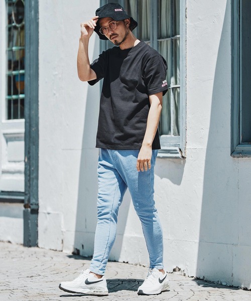 felkod(フィルコッド)の「mp13754- Knit Denim Spindle Pants スピンドルパンツ(その他パンツ・メンズ・ライトインディゴブルー/インディゴブルー・S/M/L)」の10枚目の写真