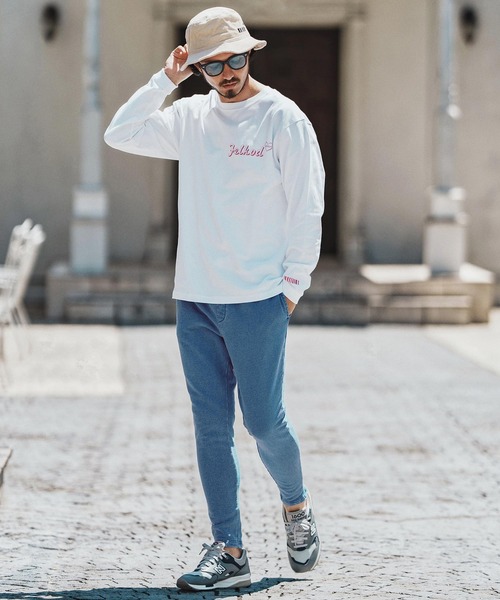 felkod(フィルコッド)の「mp13754- Knit Denim Spindle Pants スピンドルパンツ(その他パンツ・メンズ・ライトインディゴブルー/インディゴブルー・S/M/L)」の15枚目の写真