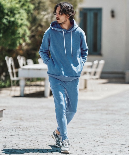felkod(フィルコッド)の「mp13754- Knit Denim Spindle Pants スピンドルパンツ(その他パンツ・メンズ・ライトインディゴブルー/インディゴブルー・S/M/L)」の16枚目の写真