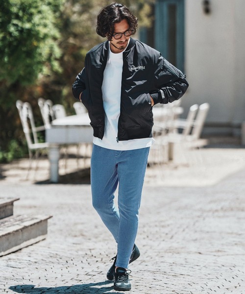 felkod(フィルコッド)の「mp13754- Knit Denim Spindle Pants スピンドルパンツ(その他パンツ・メンズ・ライトインディゴブルー/インディゴブルー・S/M/L)」の19枚目の写真