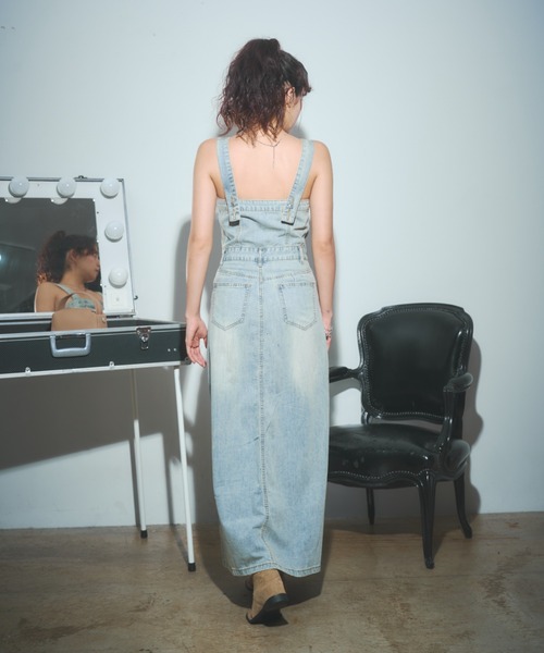 BLONDEY（ブロンディ）の「ブリーチデニムタイトワンピース（ワンピース・レディース・ブルー・MEDIUM/SMALL）」の11枚目の写真