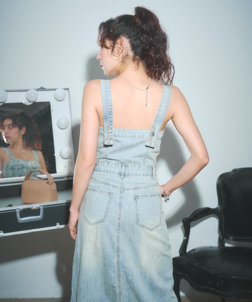 BLONDEY（ブロンディ）の「ブリーチデニムタイトワンピース（ワンピース・レディース・ブルー・MEDIUM/SMALL）」の16枚目の写真