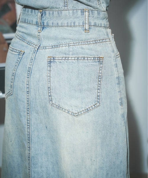 BLONDEY（ブロンディ）の「ブリーチデニムタイトワンピース（ワンピース・レディース・ブルー・MEDIUM/SMALL）」の22枚目の写真