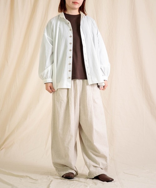 Brocante（ブロカント）の「[Brocante / ブロカント] ヴィンテージ天竺 ユニヴェルセルロンTシャツ（Tシャツ/カットソー・レディース・ブラウン・2）」の5枚目の写真