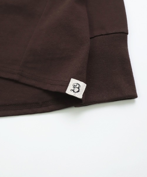 Brocante（ブロカント）の「[Brocante / ブロカント] ヴィンテージ天竺 ユニヴェルセルロンTシャツ（Tシャツ/カットソー・レディース・ブラウン・2）」の15枚目の写真