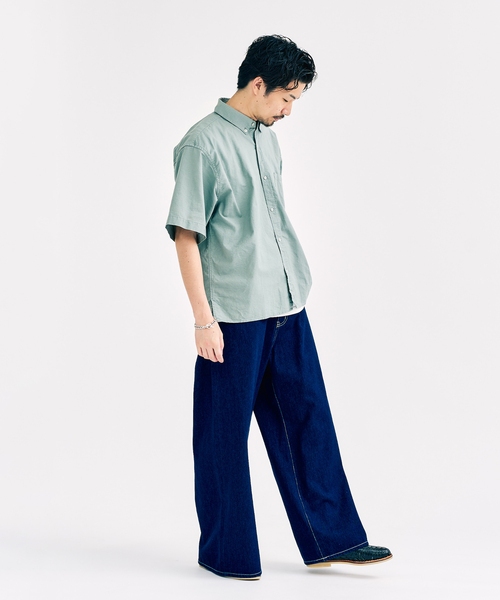 セール】コットンリネン S/S シャツ（シャツ/ブラウス）｜417