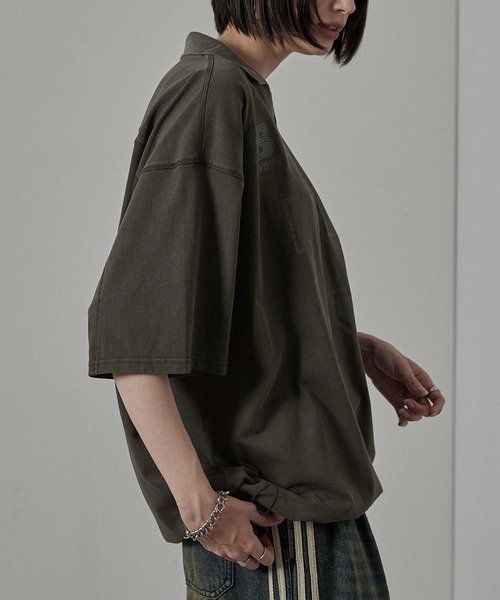 Alfred Alex(アルフレッドアレックス)の「【Alfred Alex】ヴィンテージ ピグメント加工 ナンバリングゲームTシャツ(Tシャツ/カットソー・メンズ・ネイビー/レッド/ブラック/グレー・M/L)」の13枚目の写真