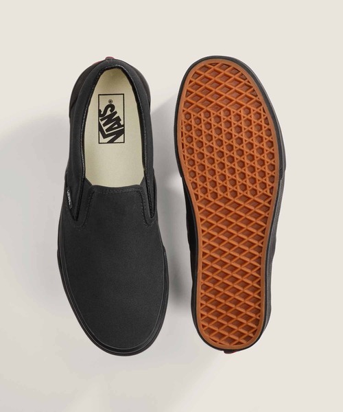 VANS（バンズ）の「クラシック スリッポン（スリッポン・メンズ・ネイビー/ブラック×ホワイト/ホワイト/ブラック/ブラック×ブラック・4.5/5/6/6.5/7/8/8.5/9/9.5/10/4/5.5/7.5/10.5/11/11.5/12）」の21枚目の写真