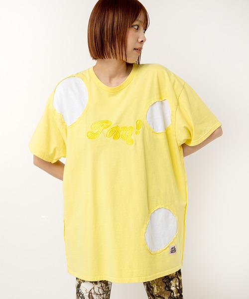 RNA(アールエヌエー)の「M2485 PINKMOTEL ホールT(Tシャツ/カットソー・レディース・ブラック/アッシュグレー/ライトイエロー・MEDIUM)」の1枚目の写真