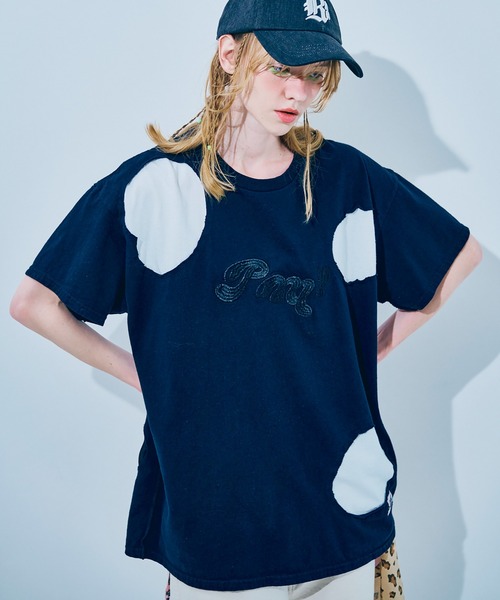 RNA(アールエヌエー)の「M2485 PINKMOTEL ホールT(Tシャツ/カットソー・レディース・ブラック/アッシュグレー/ライトイエロー・MEDIUM)」の2枚目の写真