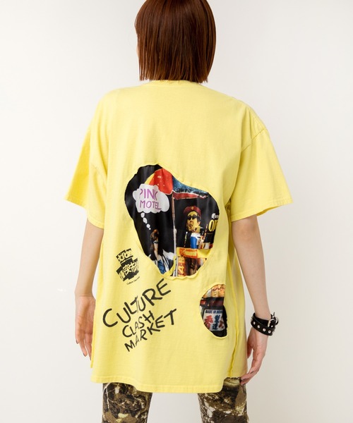 RNA(アールエヌエー)の「M2485 PINKMOTEL ホールT(Tシャツ/カットソー・レディース・ブラック/アッシュグレー/ライトイエロー・MEDIUM)」の5枚目の写真