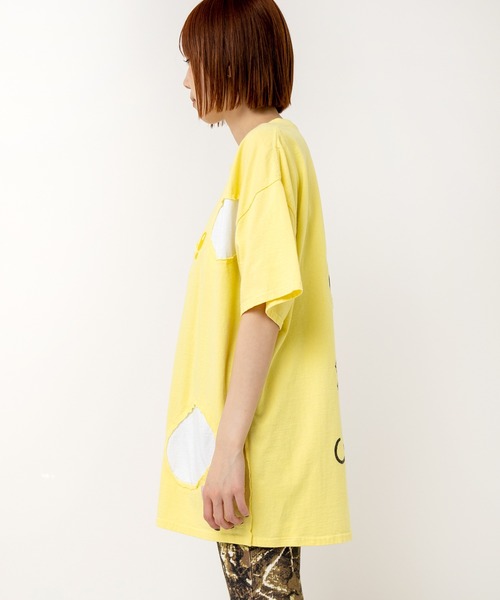 RNA(アールエヌエー)の「M2485 PINKMOTEL ホールT(Tシャツ/カットソー・レディース・ブラック/アッシュグレー/ライトイエロー・MEDIUM)」の4枚目の写真