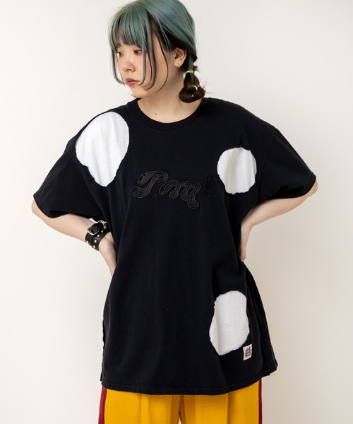 RNA(アールエヌエー)の「M2485 PINKMOTEL ホールT(Tシャツ/カットソー・レディース・ブラック/アッシュグレー/ライトイエロー・MEDIUM)」の12枚目の写真