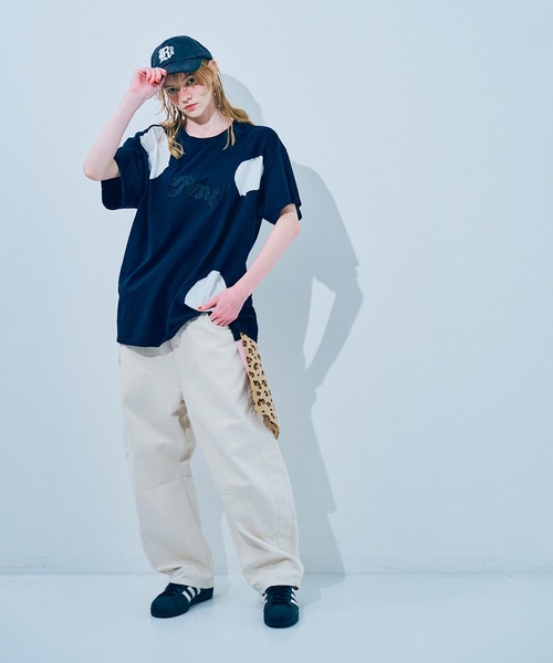RNA(アールエヌエー)の「M2485 PINKMOTEL ホールT(Tシャツ/カットソー・レディース・ブラック/アッシュグレー/ライトイエロー・MEDIUM)」の19枚目の写真