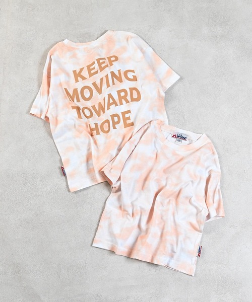 LSP WOW(エルエスピーワオ)の「【LSP WOW!】タイダイプリントTee(Tシャツ/カットソー・キッズ・ブルー/ピンク系その他/ピンク/ベージュ系その他/ベージュ/ブルー系その他・80/90/100/110/120/130)」の3枚目の写真